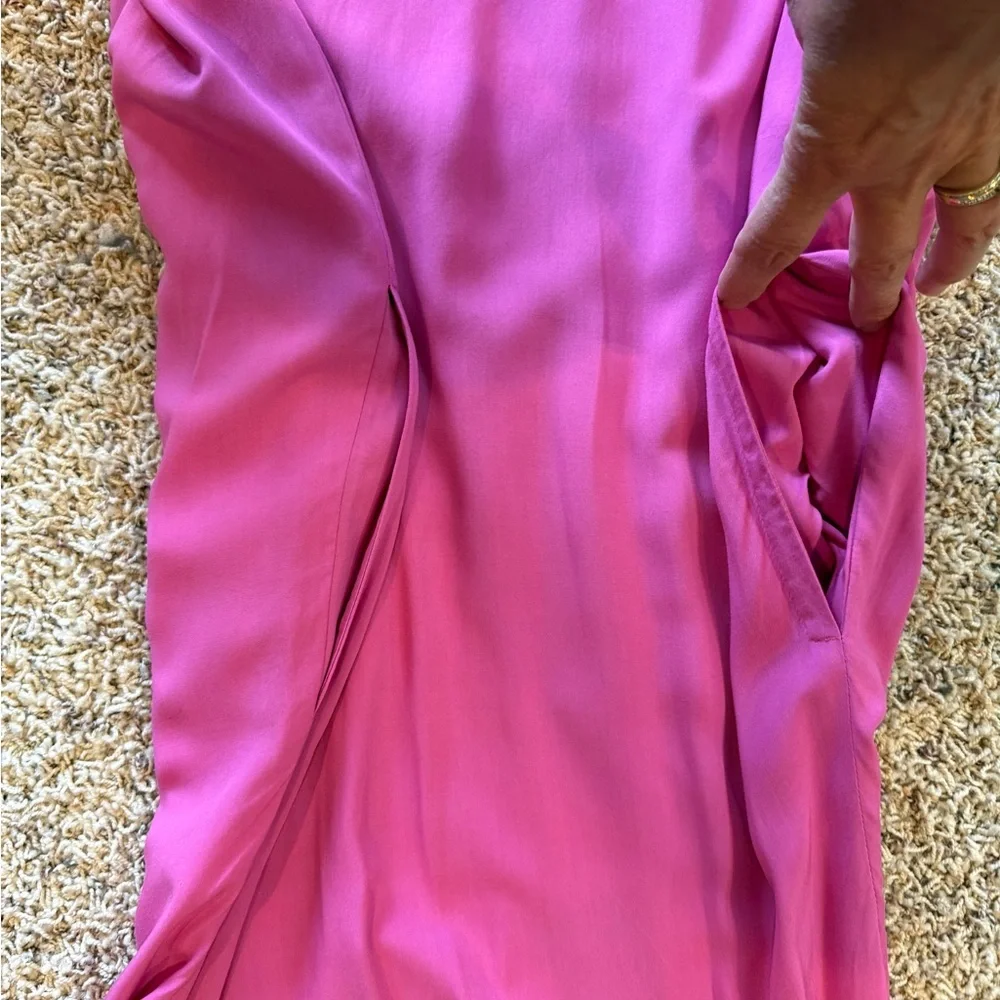 Women's Maxi Dress Pink Medium Margaritaville Island Reserve Solid - Picture 10 of 15